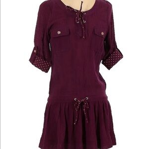 Maltida Jane Drop Waist Mini Dress by Paint by Numbers